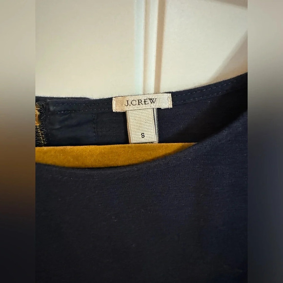 J Crew Navy Peplum Tank Top - Picture 3 of 6